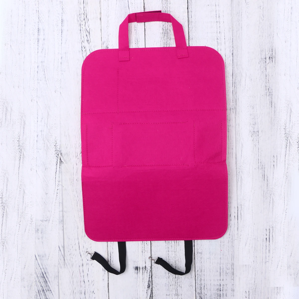 

Storage 6 Large Pockets Felt Anti Dust Backseat Hanging Chair Bag Home Use Car Storage Accessories Car Accessories