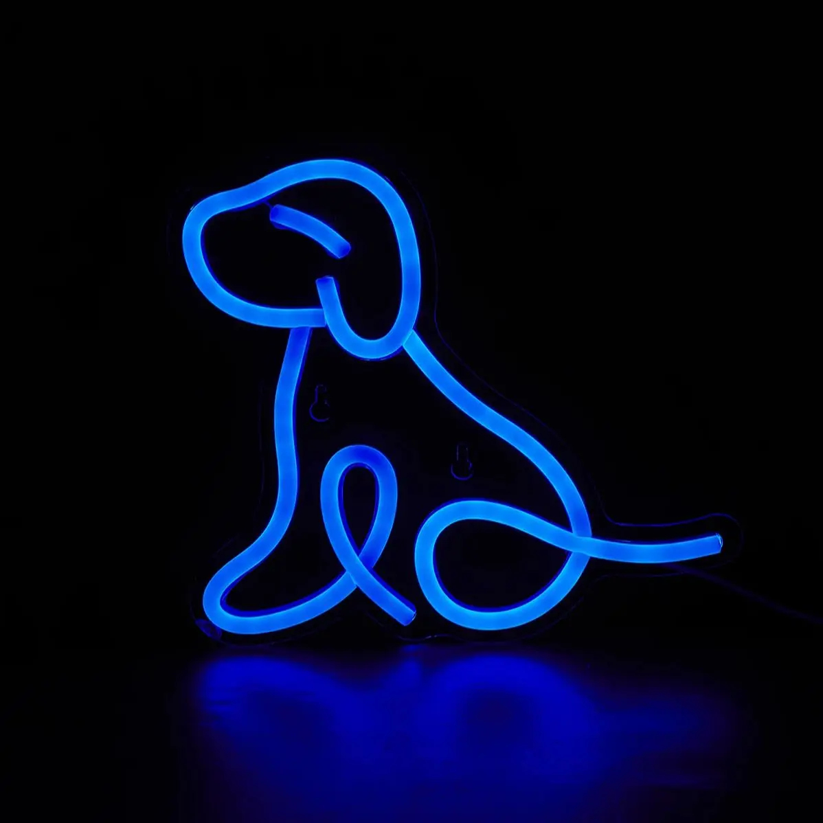 Chi-Buy 1PC znak Neon LED w kształcie psa zasilany przez USB do sypialni dekoracja ścienna znaki neonowe nadaje się na wakacje