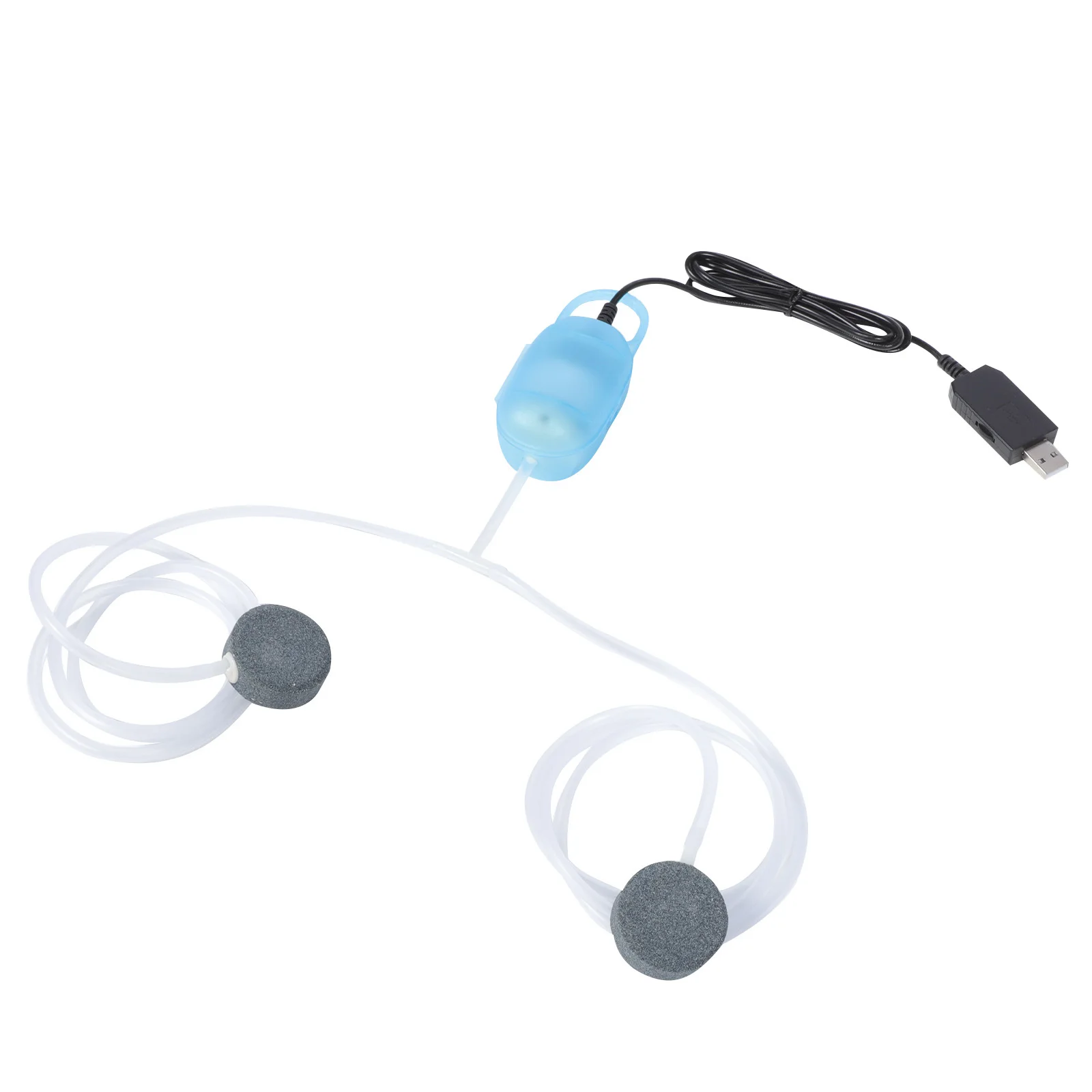 

1Pcs USB Rechargeable Aquarium Air Pump Portable Oxygen Aerator Pump Silent Small Fish Tank Aeration Tool for Home Aquarium