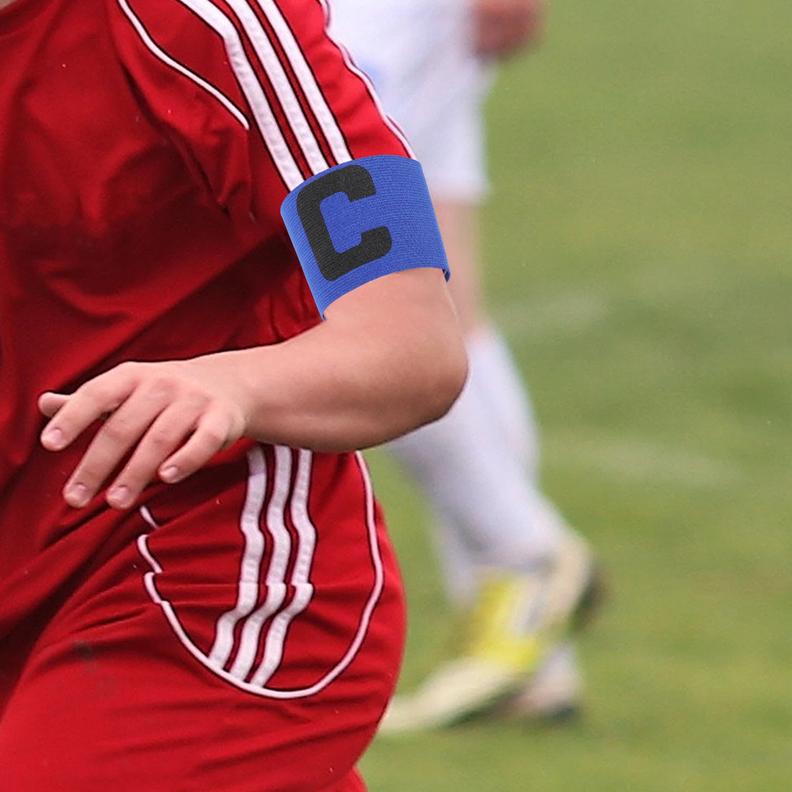 

5pcs Captain Armbands Football Wear-Resistant Breathable Non-Slip Adjustable Arm Band For Soccer Basketball Team Sports Youth