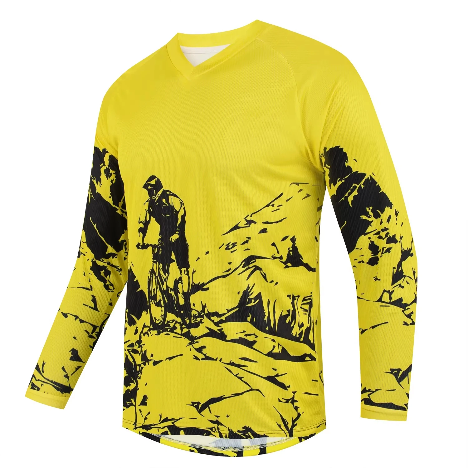 MTB Mountain Bike Long Sleeve Jersey Downhill Off Road Cycling Shirt Quick Dry Breathable Motocross Top Family Matching Outfits
