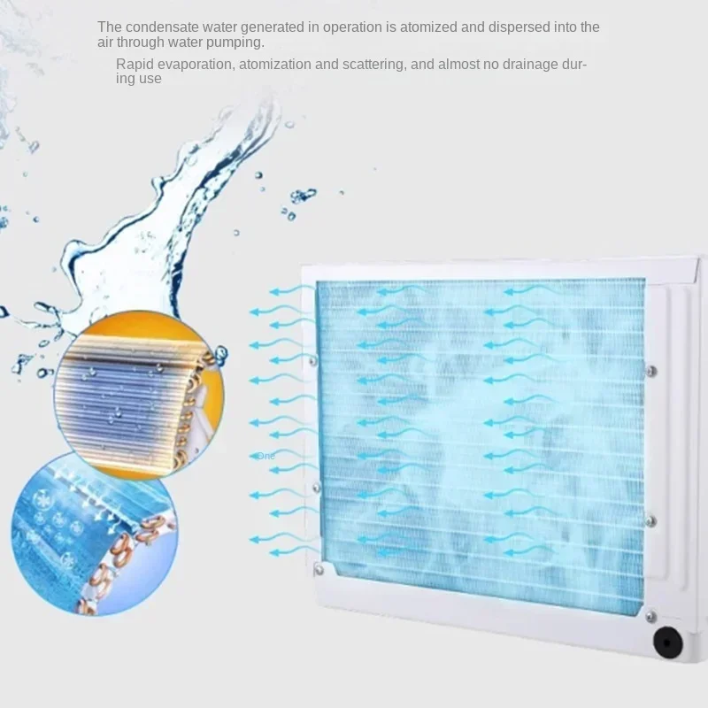 Ar condicionado de janela de frequência variável 2025, sem necessidade de instalar ar condicionado de janela integrado móvel