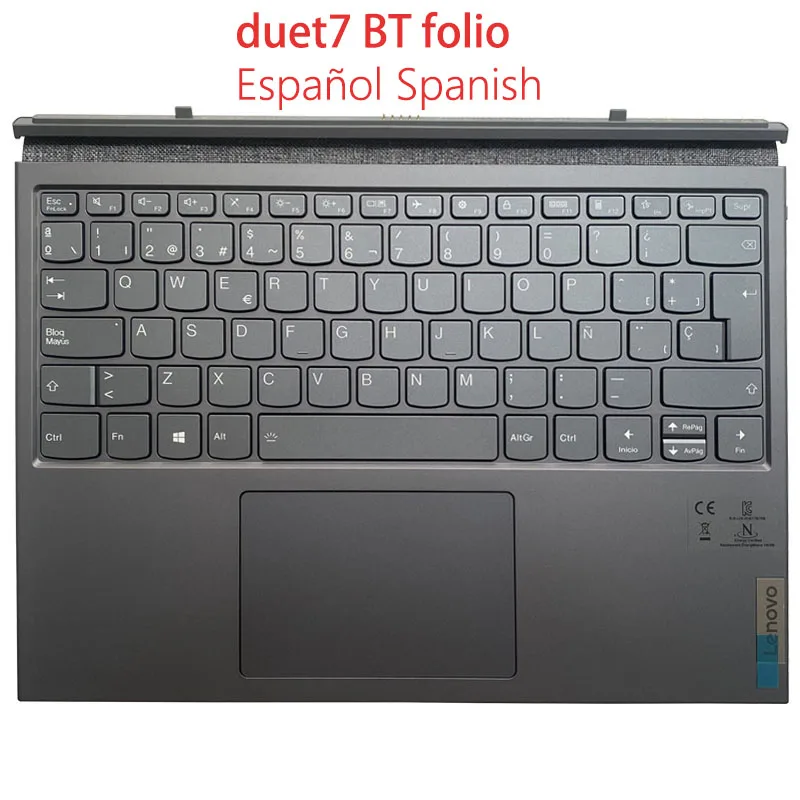 

New Original Keyboard For Lenovo Duet 7 BT Folio Yoga Duet IML 2020 Tab Magnetic Base Keyboard Tablet 2-in-1