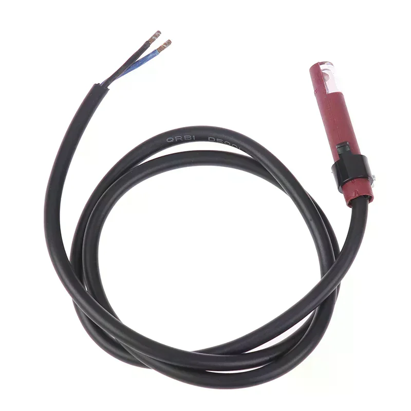 QRB1 Flame Detector Photosensitive Electric Eye Burner Detection Photoresistor Red QRB1 Photocell For Burner Waste Oil