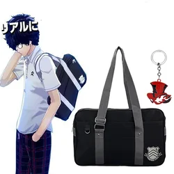 Persona 5 P5-Sac d'École Secondaire, Uniforme Sbanime, Oxford, à Bandoulière, Sacoche pour Étudiant