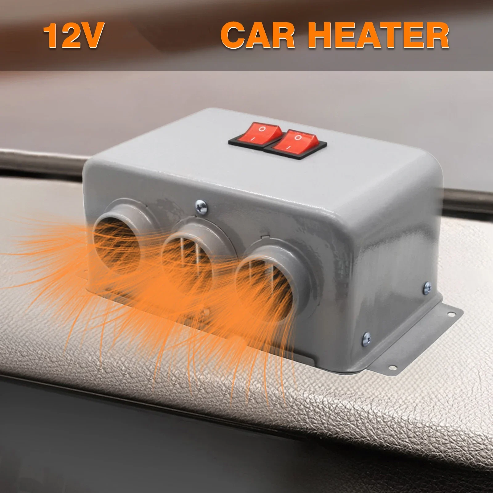 Car Fan Heater 400W 600W 12V 24V Defroster Defogging Cooler Dryer Demister Portable Heating Accessories
