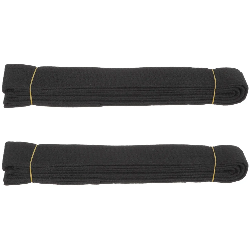 2 قطعة حزام التايكوندو الكاراتيه الخصر الفرقة لتدريب فنون الدفاع عن النفس خفيفة الوزن قابل للغسل حزام موحد للبالغين الرجال النساء #6