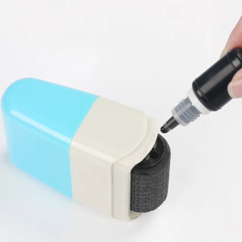 Privacy Protection Roller Stamp Confidential Information Security Stamper for Documents and Envelopes