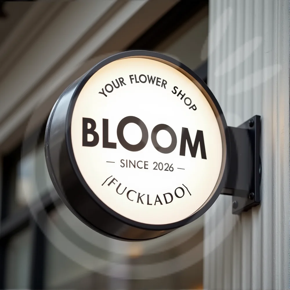 カスタム両面LEDライトボックス屋外ビジネスサイン防水アクリル店舗壁掛け看板