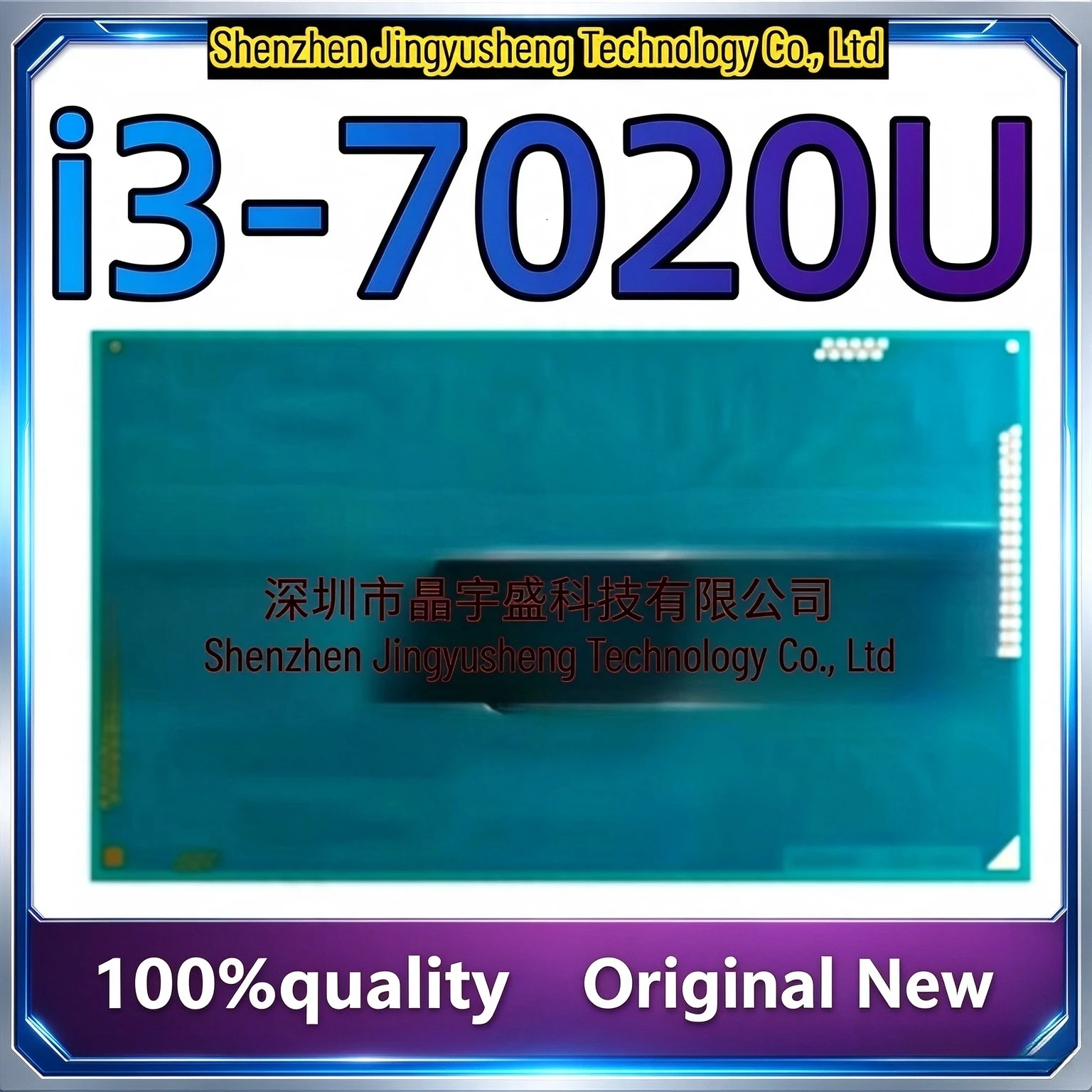 100% New Spot Supply CPU Chips I3-7020U SR3LD SR3TK/ I3-7100U SR2ZW SR343