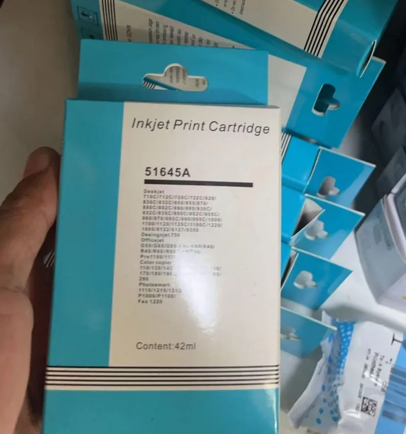 Import New 45 Black Ink Cartridge 51645 51645A Replacement For DeskJet 710C 870CXI 830C 880C 890C 895CXI 930C 950C Printer