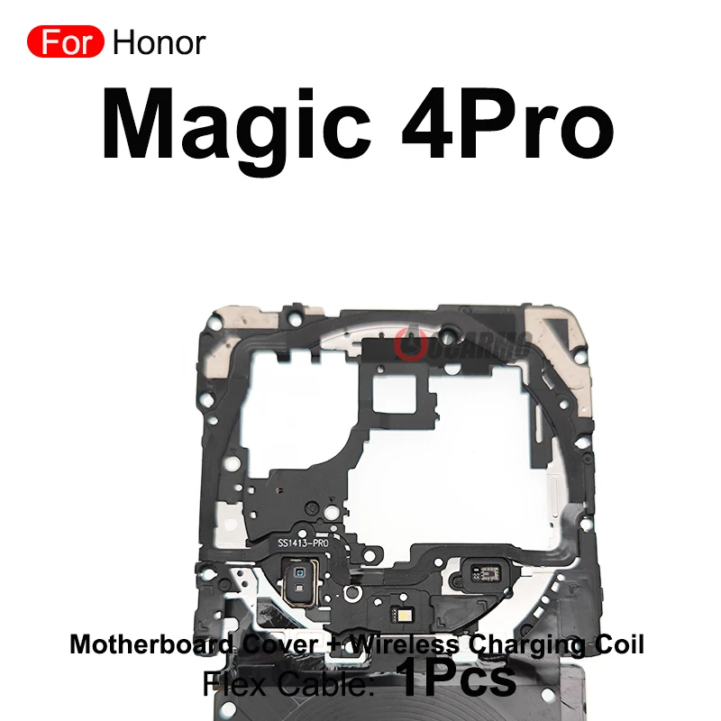 สำหรับ Honor Magic 4Pro 4 Pro เมนบอร์ดแผ่นรองรีดหลักชาร์จไร้สายคอยล์แฟลชเฟล็กซ์โมดูลอะไหล่ทดแทน