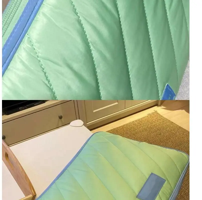 Ins Green حقيبة حمل للكمبيوتر المحمول 15 15.6 16 بوصة ماك بوك اير برو أجهزة الكمبيوتر المحمولة الأكمام دفتر مقاوم للماء حقيبة حاسوب المرأة #3