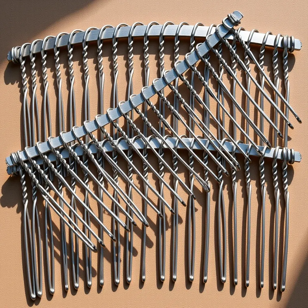 

Набор из 3 металлических гребней для волос с 20 зубцами, декоративные проволочные зажимы, свадебные украшения для головы, для рукоделия, металлические гребни для волос, заколки для свадебной фаты