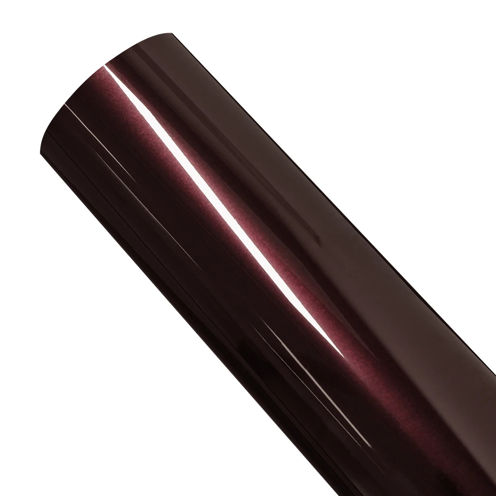 PET Metallische Schwarze Rosé Auto-Vinylfolie Selbstklebende Motorrad-Karosserie Farbwechsel-Dekorationsfolie Luftblasenfrei – Detail 1