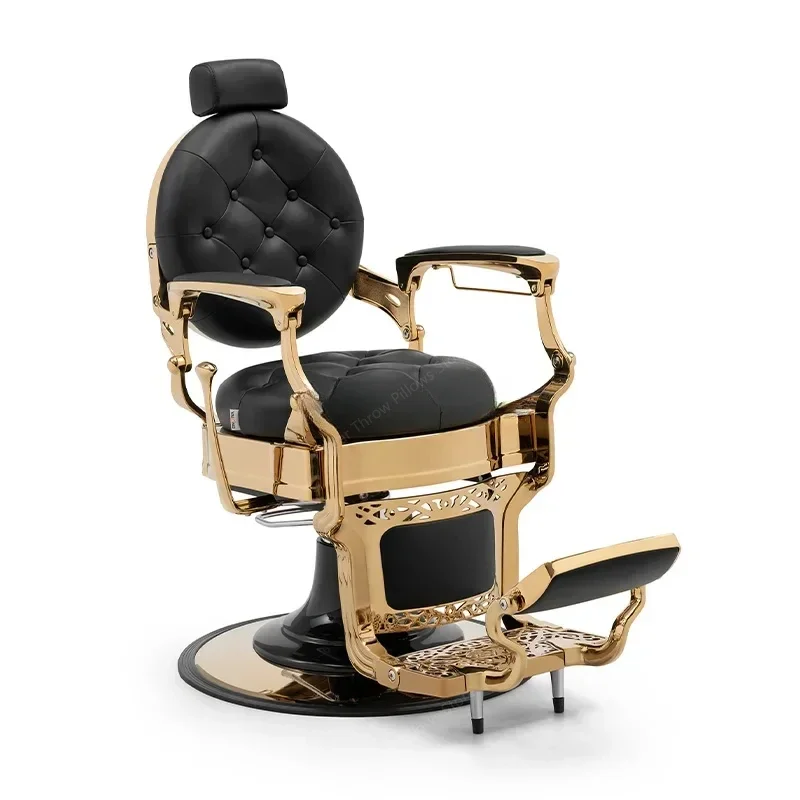 Luxury Cosmetic Swivel Chair Treatment Professional Vintage Barber Chair Salon Tattoo Sillon Pedicura Furniture Salon LJ50BC