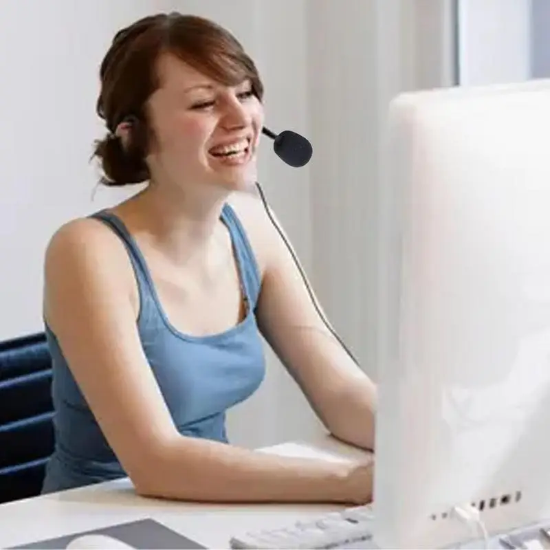 Portable Head-mounted Headset Microphone Wired 3.5mm Plug Guide Lecture Speech Headset Mic For Teaching Meeting