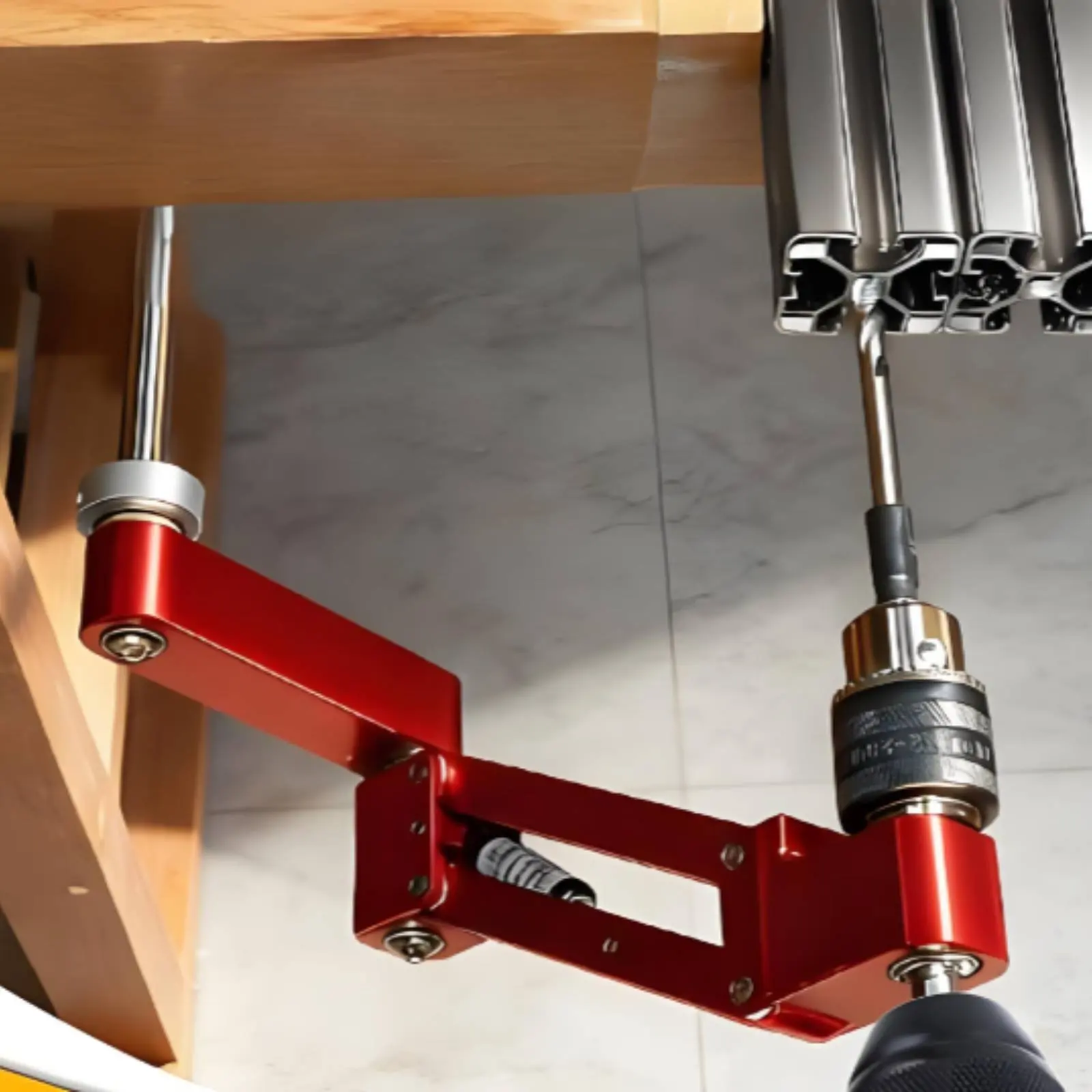 Perpendicular Horizontal Tapping Stand Ensures 90 Degree Angle Hand Drill Tapping Fixture Workshop Tool High Accuracy