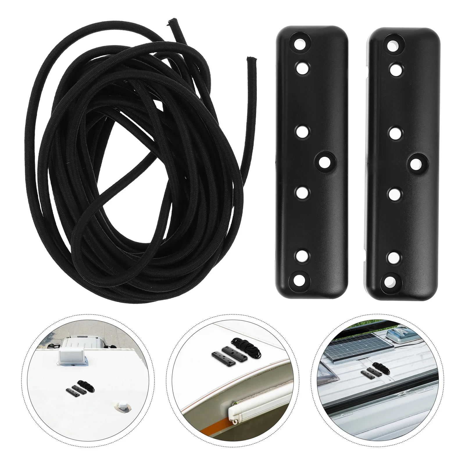 

1Set Rv Elastic Cabinet Fence Anti Falling Guard Straps Shelf Safety Rope Hanging Storage Organizer Durable Camper Motorhome