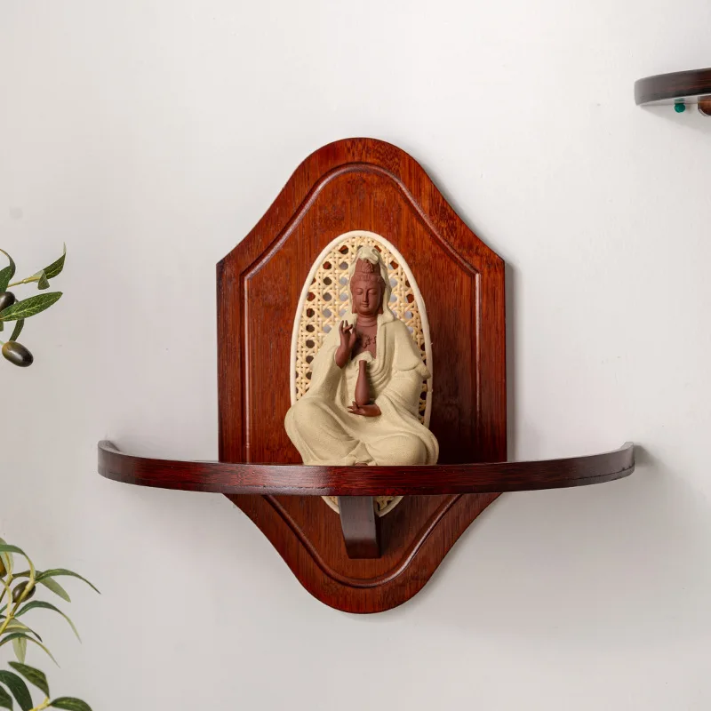 

DSA shrine wall-mounted Buddhist shrine rack, God of Wealth placement cabinet, household offering table, incense case, offering