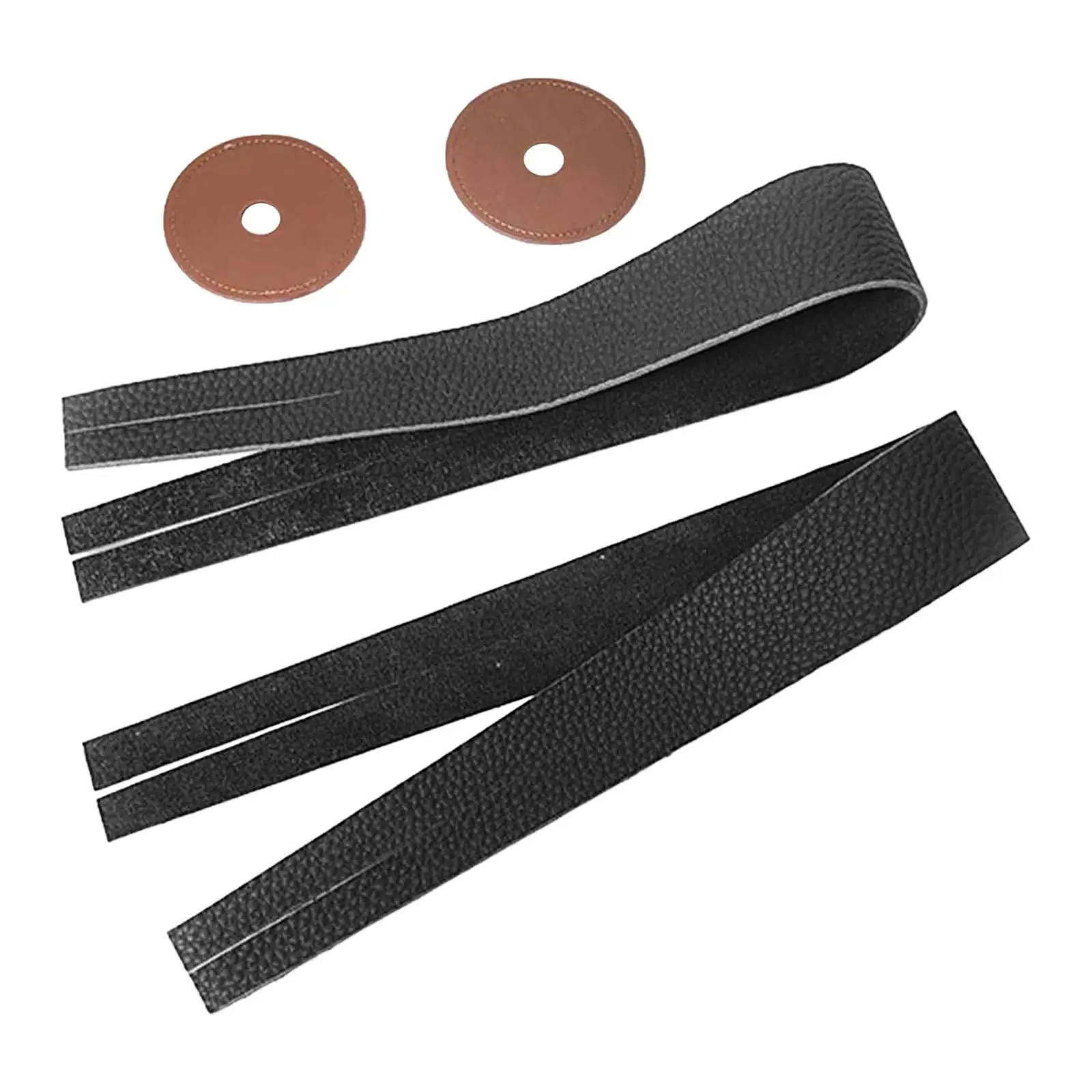 Cymbal Hand Straps Cymbal Hand Belts Reliable Practical PU Leather Replacement Versatile Comfortable Bands for Concerts Party