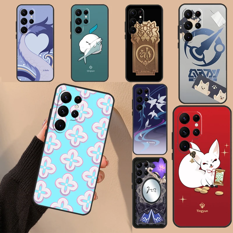 Honkai Star Rail Arlan Case For Samsung Galaxy S23 Ultra S22 S20 S21 FE S9 S10 Plus Note 10 20 Ultra Phone Shell