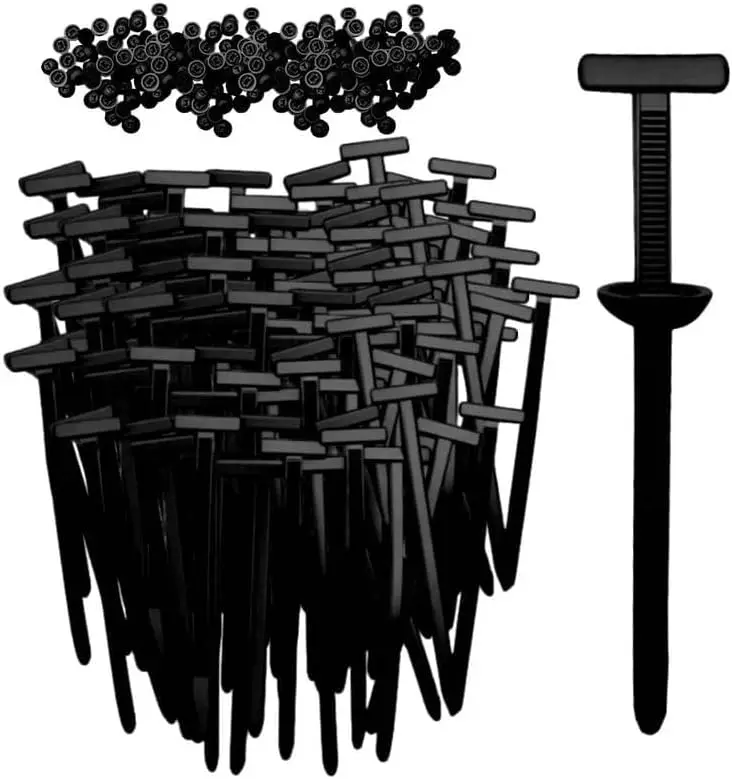 1000pcs Nylon Universal Cable Tie Buckle,  Heavy Duty Self-Locking Nylon Zip Ties Holder for Car Daily Repair
