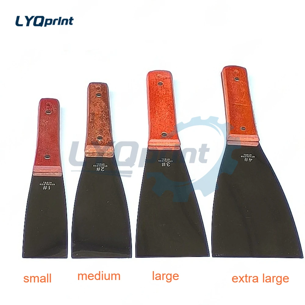 Printing Machine Ink Mixing Knife Stainless Steel Ink Scraper Cleaning Putty Solder Paste Scraper for Roland Heidelberg