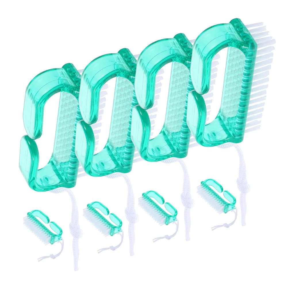 

8Pcs Nail Brush for Cleaning Fingernails Toenails Exquisite Craftsmanship Portable Lightweight Scrub Brush for Daily Nail Care