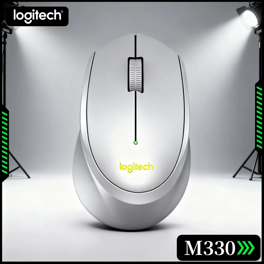Fast Usable After Insert USB Logitech M330 Silent Wireless Mouse Skip Complex Software Install For Beginner User