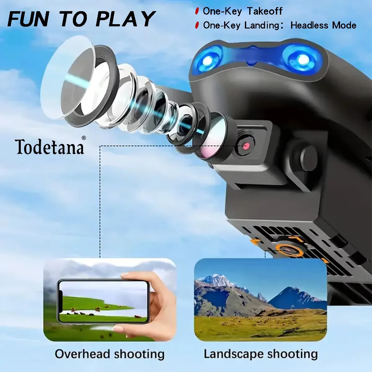 E99 Drone Quadcopter Remote Control Handle Four Axis Aircraft HD 6K Photography UAV Altitude Fixation Helicopter Toys