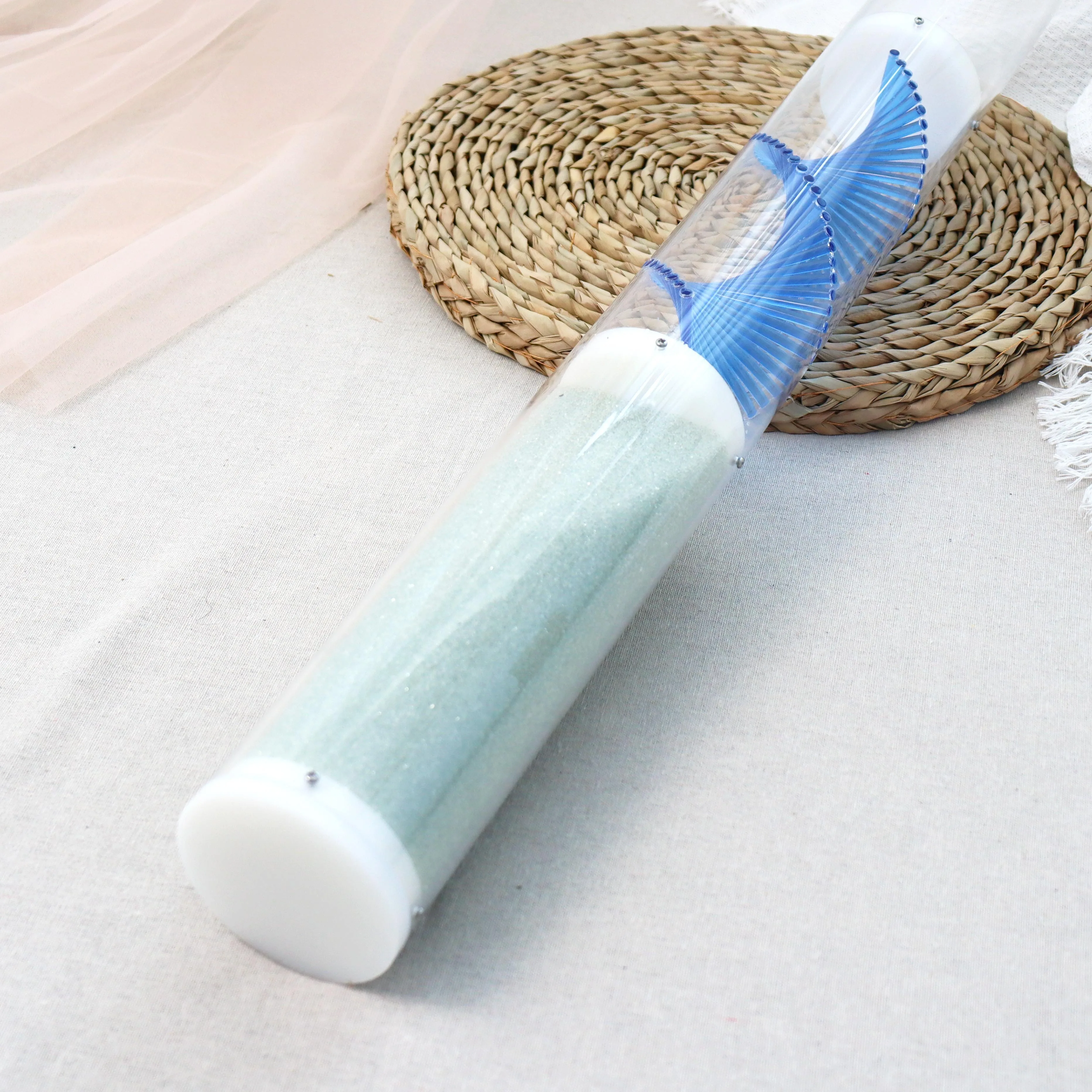 

Natural Sound DNA Rain Stick 11minutes Long Lasting Sound Healing Instrument DNA Spiral Rain Stick