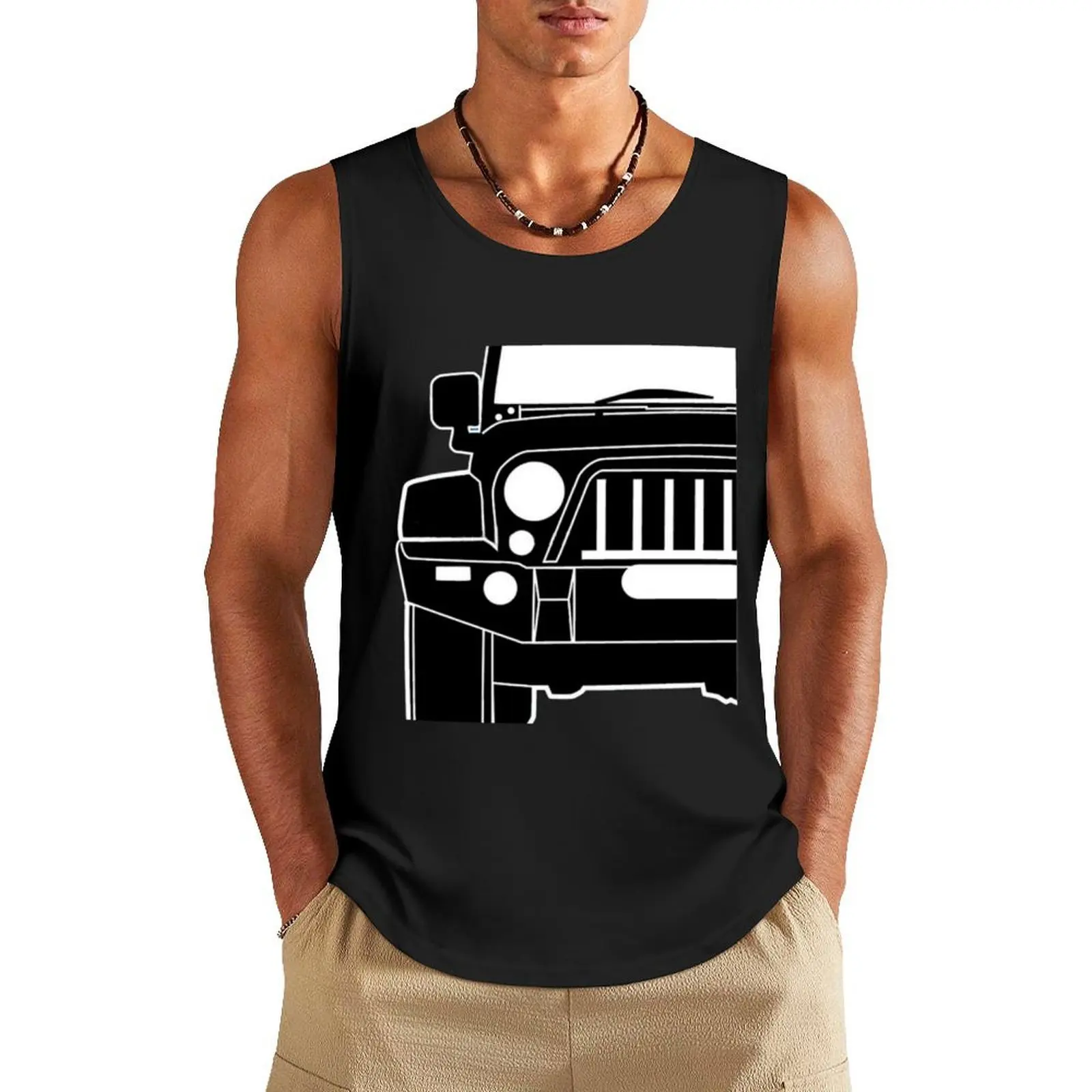 

jeepx-wrang Tank Top Working vest Male vest basketball