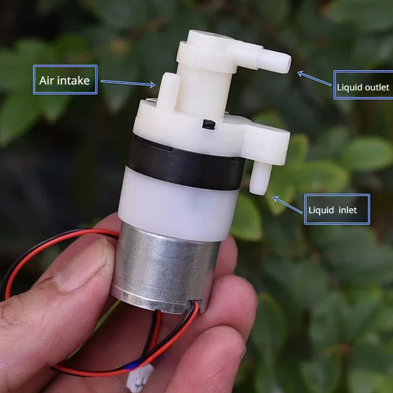مضخة رغوة بمحرك صغير 320 DC3V-3.7V، موزع صابون كهربائي، رغوة مطهر لليدين، صانع فقاعات الصابون السائل المحمول