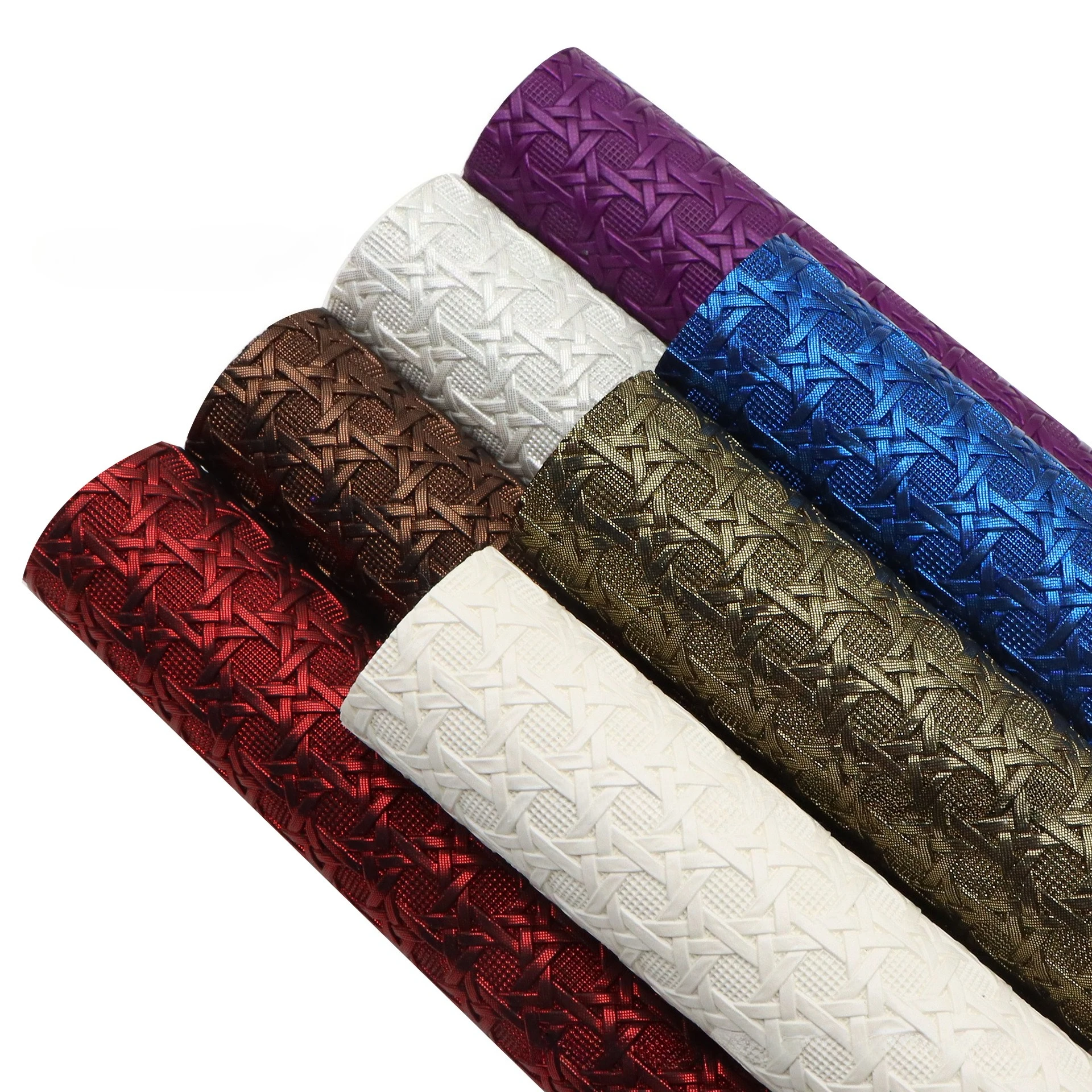 لوح جلد PVC مقاس 20 × 33 سم، جلد صناعي منسوج لصنع الحقائب والمشروعات اليدوية #2