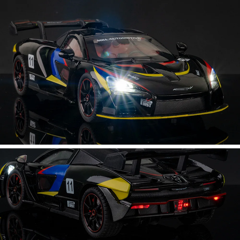 1:24 Senna Circuit Edition Alloy Car Model Ornament Toy Gift Diecast Alloy Car Model Collectible