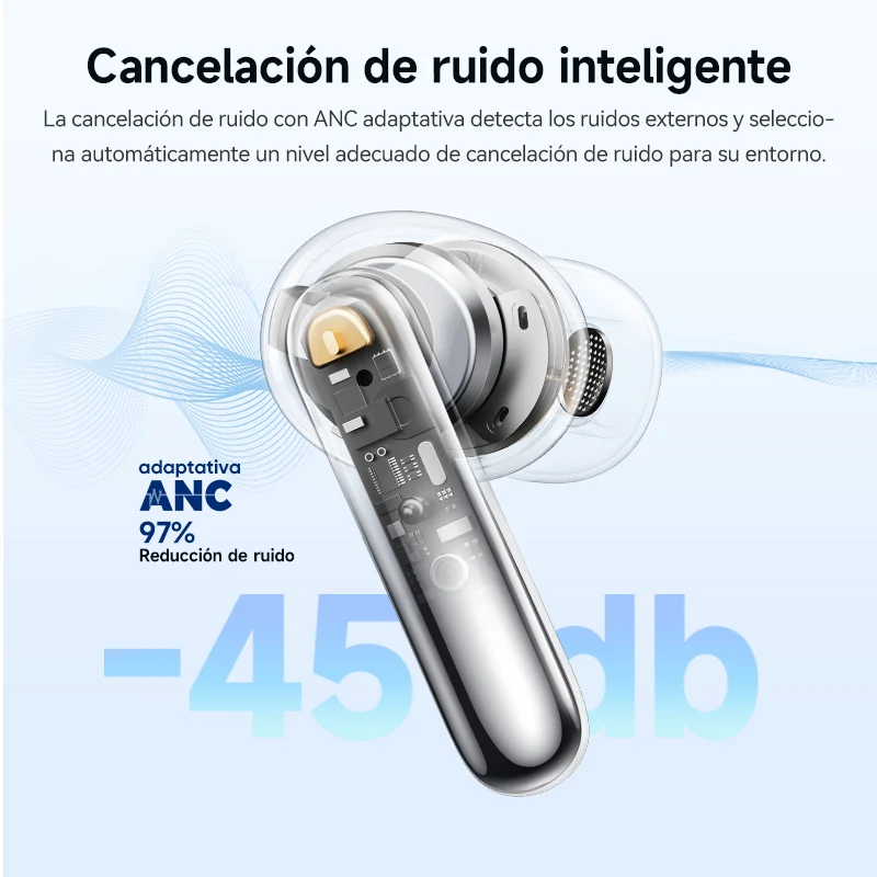 QCY Melobuds N50 ANC Auriculares Bluetooth 5.4 Cancelación de Ruido - imagen 2