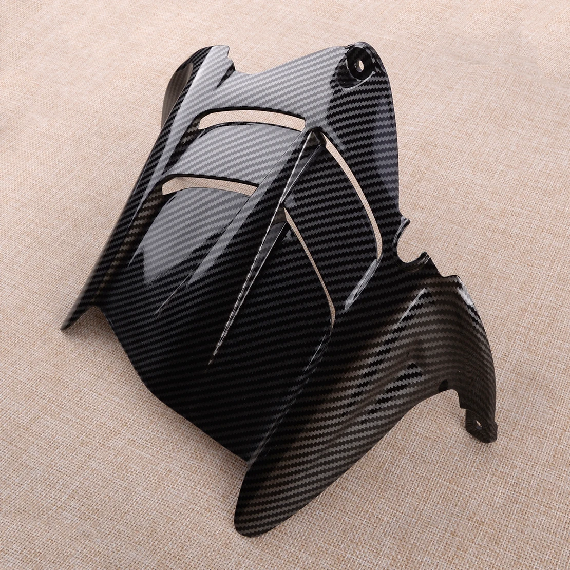 NEW Motorcycle Rear Hugger Fender Mudguard Fairing Fit for Kawasaki Ninja ZX-6R 2009 2010 2011-2019 Black Carbon Fiber Style ABS