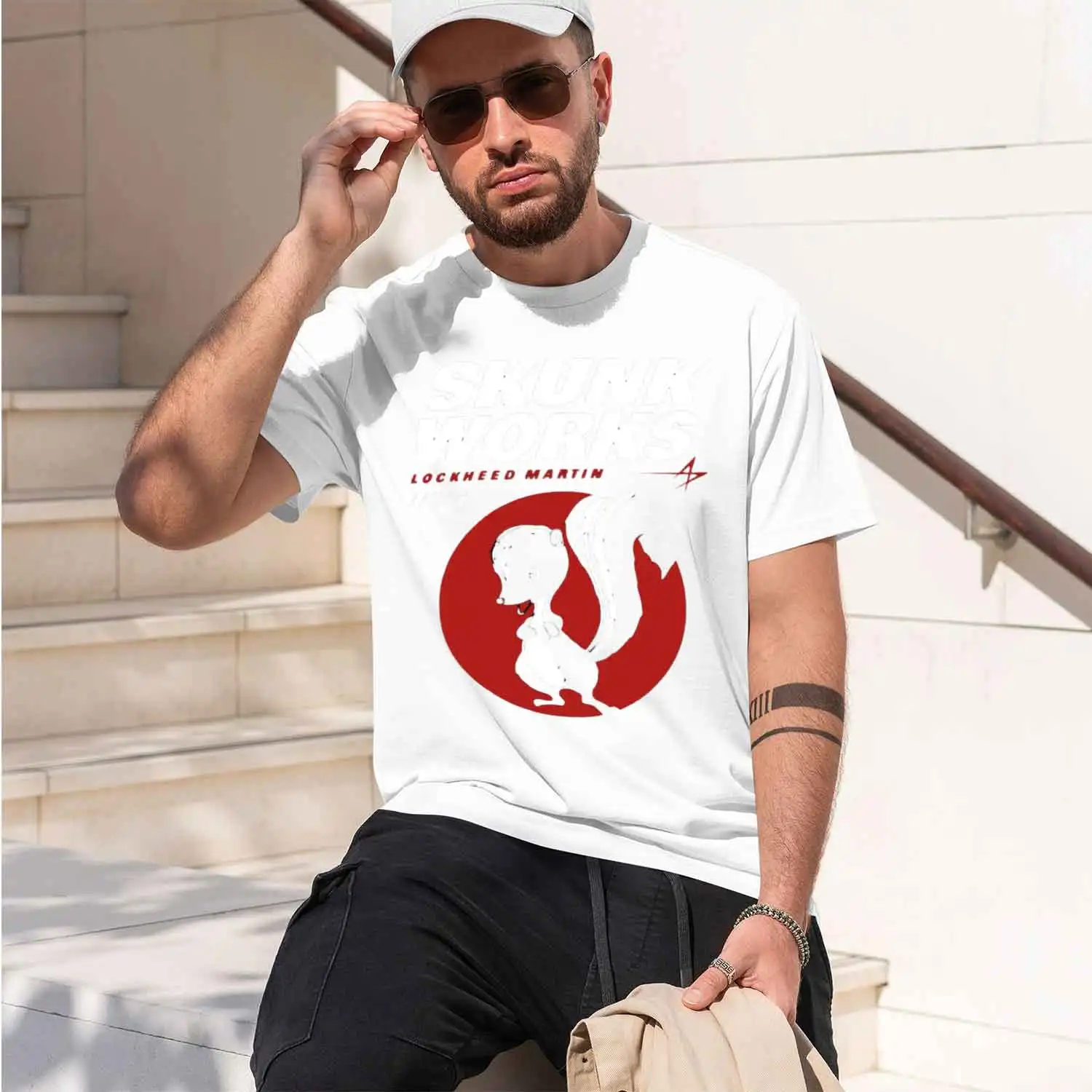 New T Shirt Loheed Skunk s Active Funny Size S to 5XL vintage Washed Unisex Breathable Casual grh Streted Slightly 2026 New Mode
