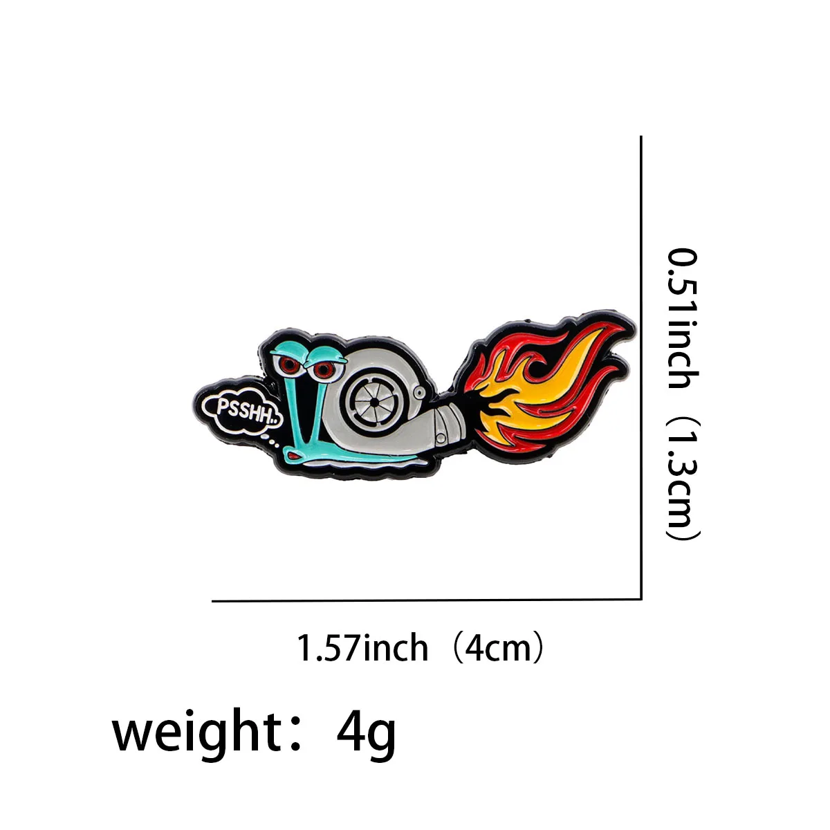Cartoon Snail Brooches for Women Enamel Pins Badges Lapel Pins for Backpack Funny Jewelry Clothing Accessories Friends Gift
