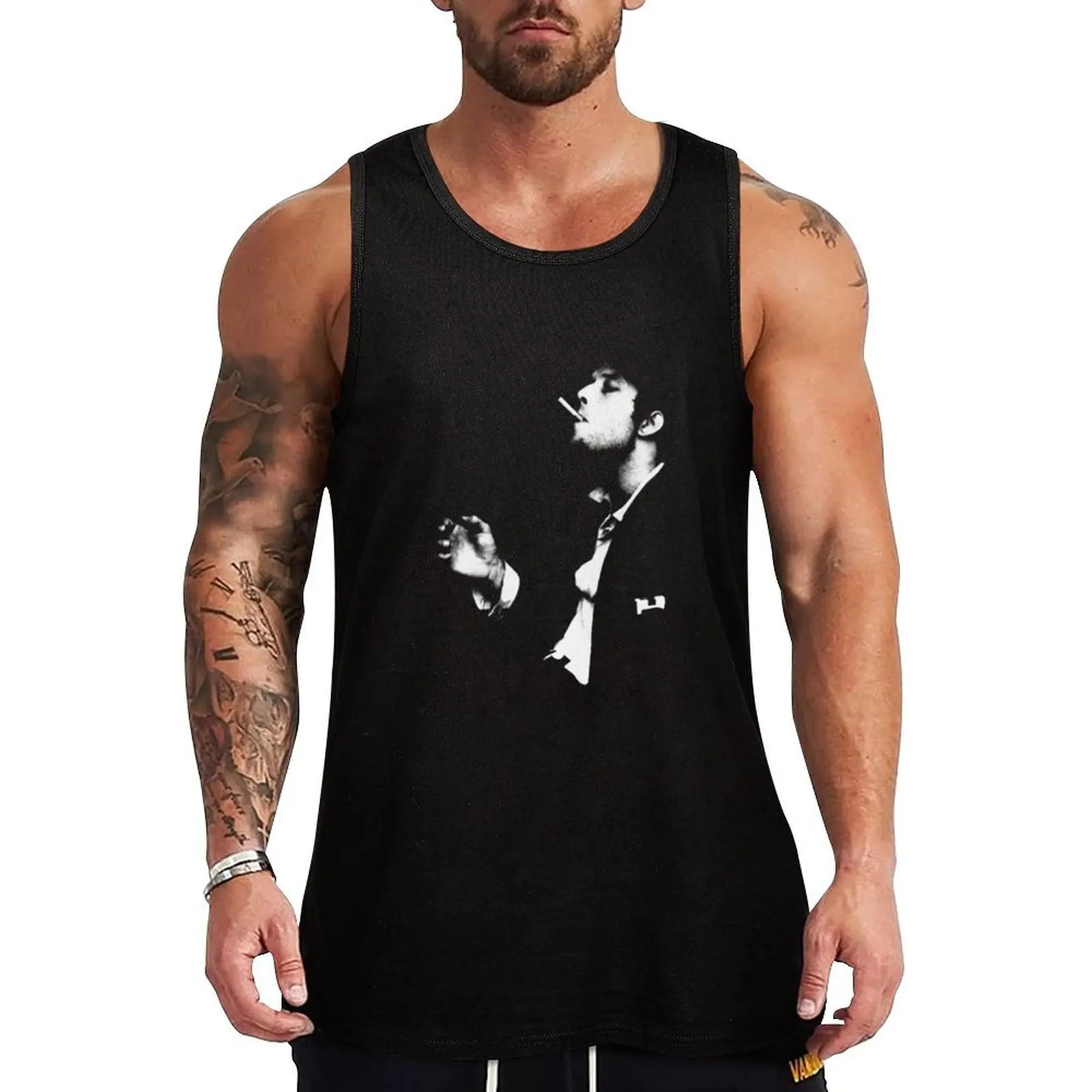 

Tom Waits - Tom Waits icon Tank Top mens designer clothes gym clothing men T-shirt for fitness
