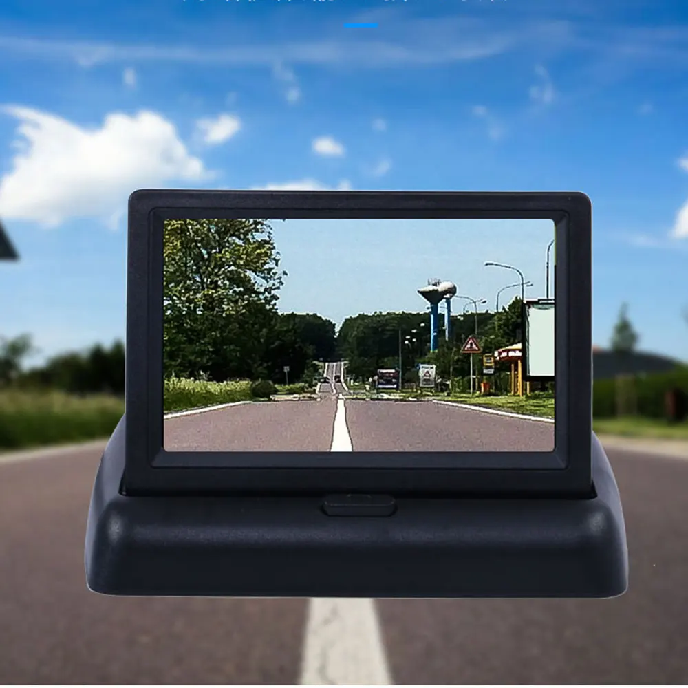 Car Monitor with Reverse Camera Kit – Rear View Camera and Monitor Combo for Safe Parking & Driving