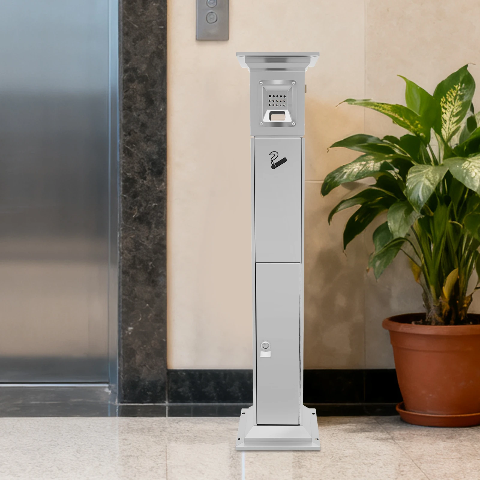 

Commercial Cigarette Butt Receptacle Cigarette Butt Receptacle Outdoor Standing Cigarette Butt Receptacle for Hotel Lobby