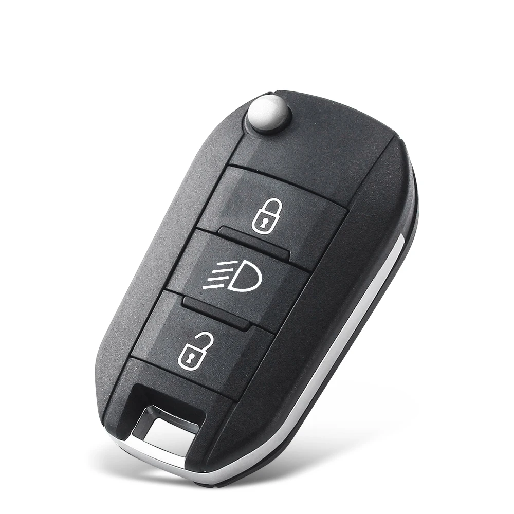 Keyyyyugeot obudowa kluczyka do samochodu dla 208 2008 301 308 508 5008 RCZ Expert dla Citroen C-Elysee C4-Cactus C3 Light