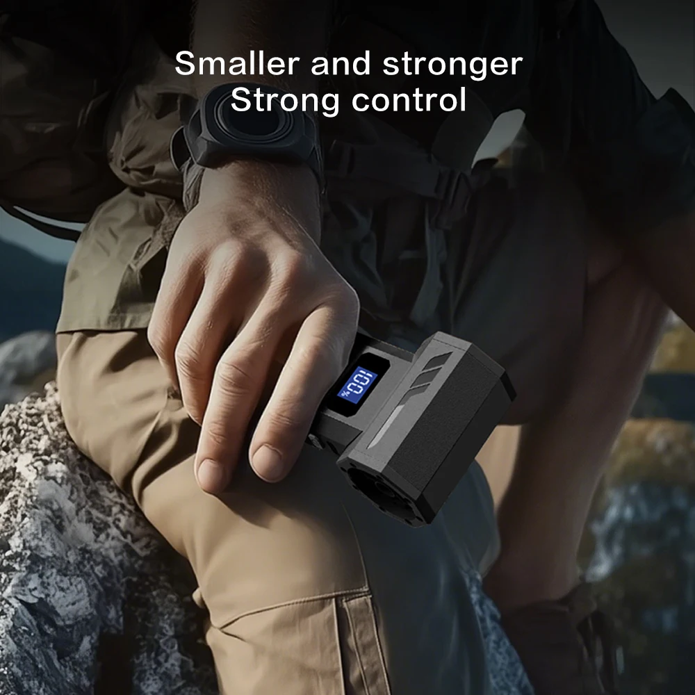 Portable Air Blower 8800000RPM 4-Gear Adjustment Turbo Jet Blower LED Lighting Battery Display Cordless Compressed Air Duster