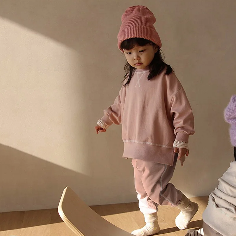 

Autumn Girls Clothes Sets Children's Clothing Cotton Top+Pants Tracksuit For Teenagers Sweatshirts Suit Outwear