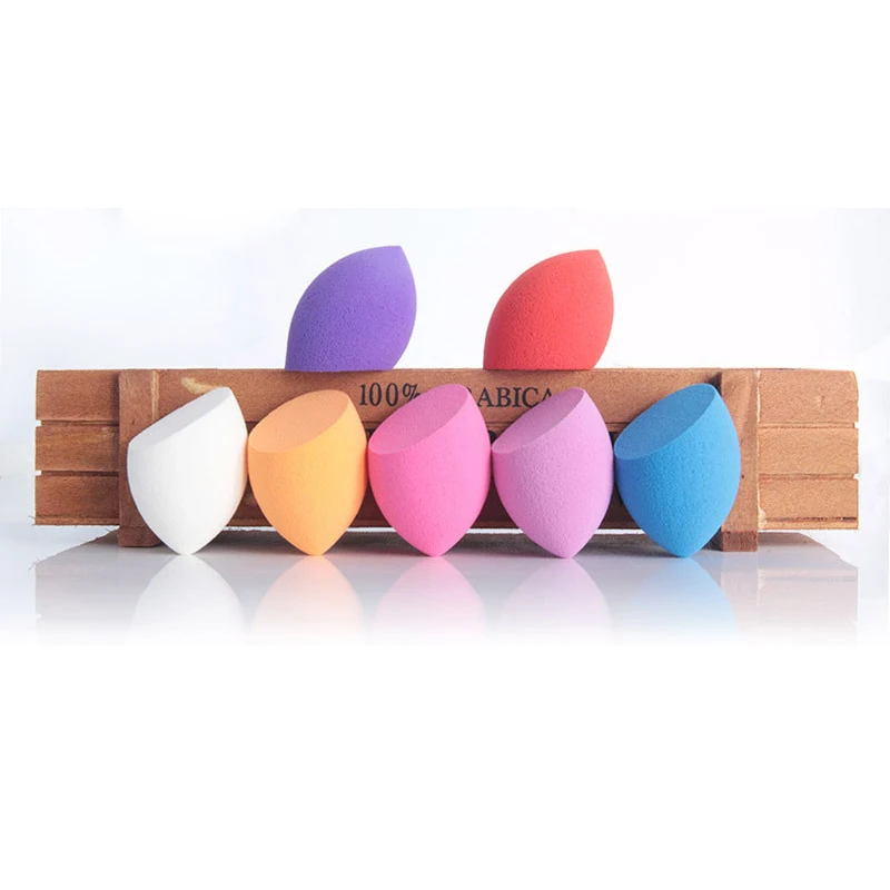 1PC 12 Colors Makeup Foundation Sponge Oblique Cut Be Bigger Into Water Blending Cosmetic Puff Flawless Powder Smooth