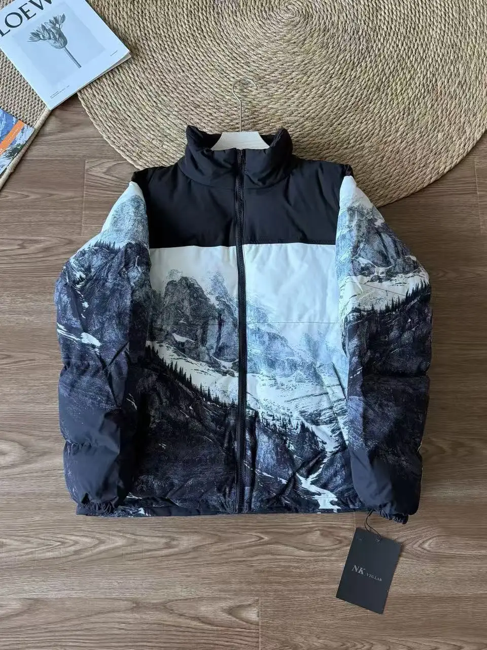 

Мужская зимняя утепленная хлопковая куртка для активного отдыха с воротником-стойкой, спортивная, теплая, повседневная, модная, приталенного кроя, из полиэстера.