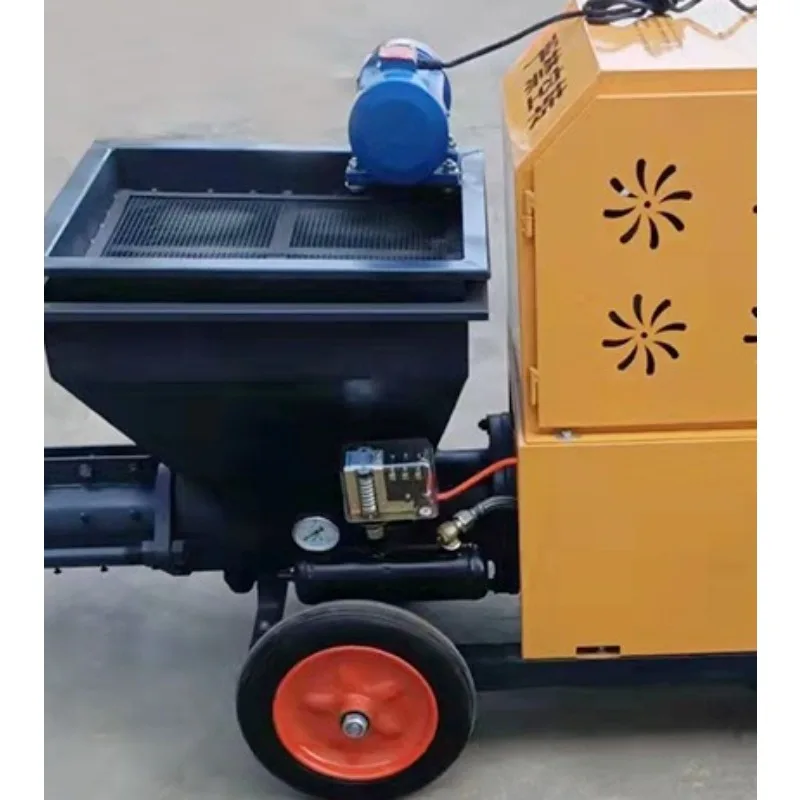 New Large Product Category Mortar Spray Machines with Engine Pump Motor Core Components