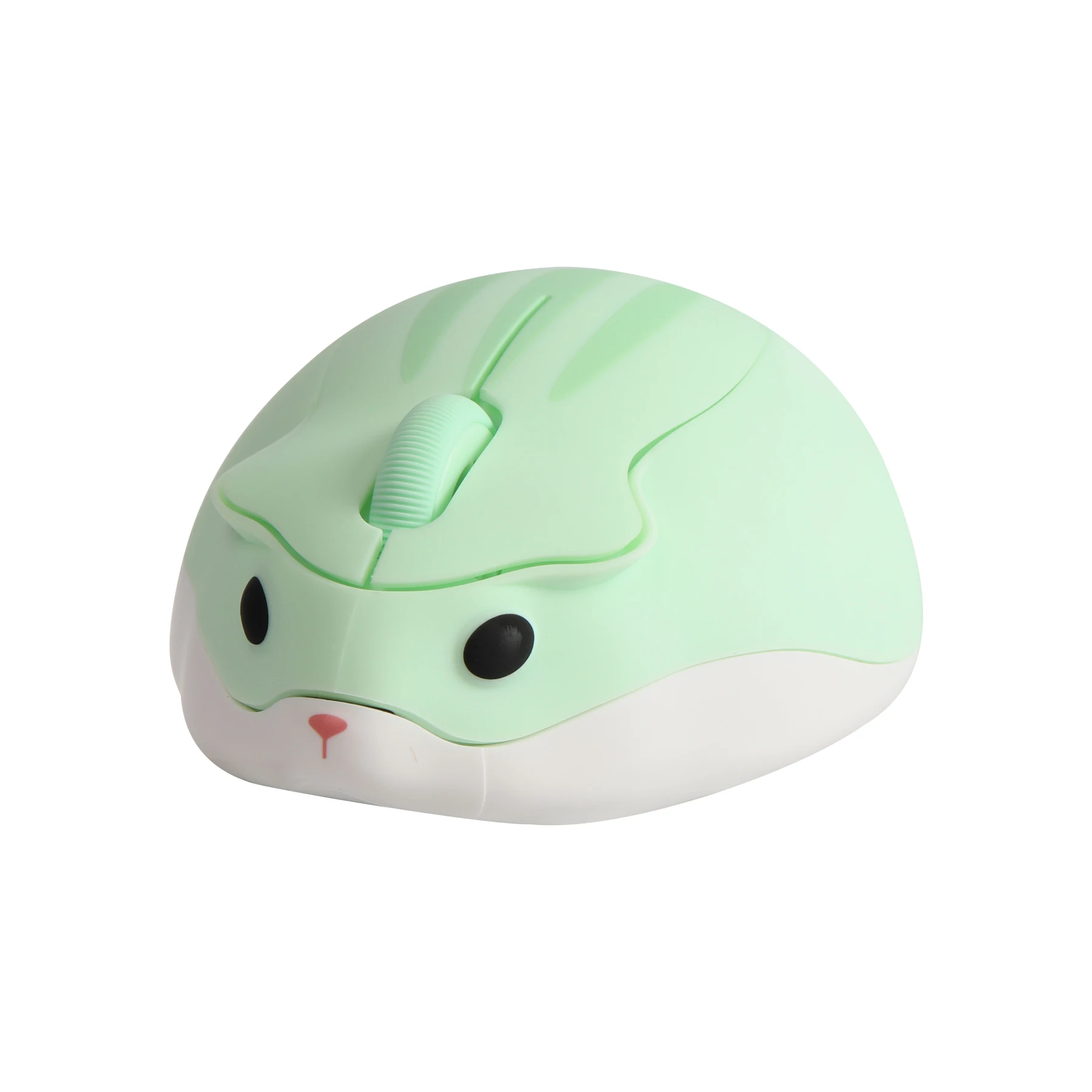 New Green Wireless Mouse Cute Hamster Design Mause 2.4G 1200 DPI Portable Computer Mice Gaming Gifts For Computer Laptop PC